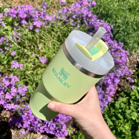 Like-new Stanley 20 oz. Quencher H2.O FlowState Tumbler in Pomelo - Picture 3 of 6